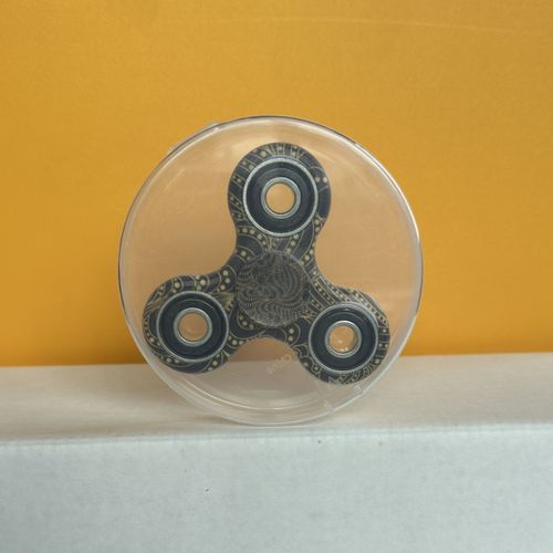 Fidget spinner anti-stress EDC Toy en plastique ABS, trois pales entre les doigts, fidget spinner anti-stress sans perçage, trois pales avec axe imprimé, modèle 6