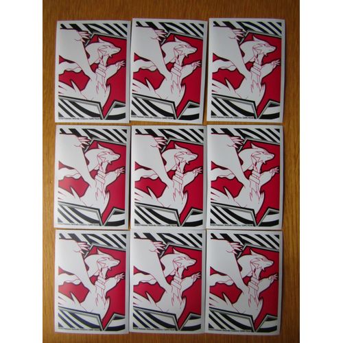 Lot De 9 Protèges Carte Pokémon À L'Effigie De : Reshiram