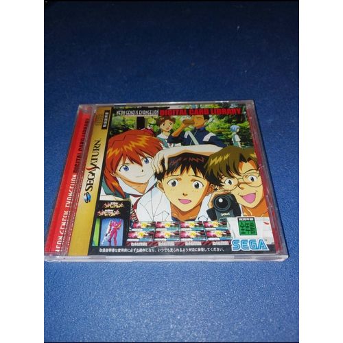 Neon Genesis Evangelion Digital Card Library Sega Saturn J Jap Japan