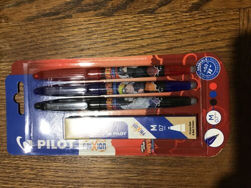 Lot De 3 Stylos + 3 Recharges Pilot Frixion 3 Couleurs 0,7mm. Naruto
