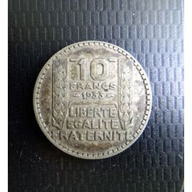 10 Francs Turin 1933 Paris Argent Rameaux Longs Et Aile Monnaie De France