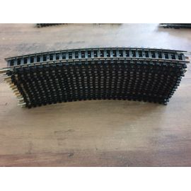 Rail Courbe R=385 R=15' 28 Traverses-Jouef