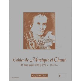 Cahier De Musique Et Chant