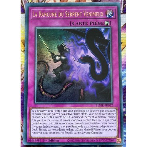 Yu Gi Oh Blmr Fr022 La Rancune Du Serpent Venimeux Ultra Rare