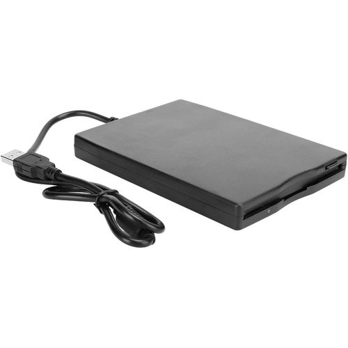 Lecteur de Disquette Externe USB 3,5 ""Portable,Lecteur de Carte de Accessoire d'ordinateur Externe Amovible,Lecteure Disquette USB,Plug and Play,Noir