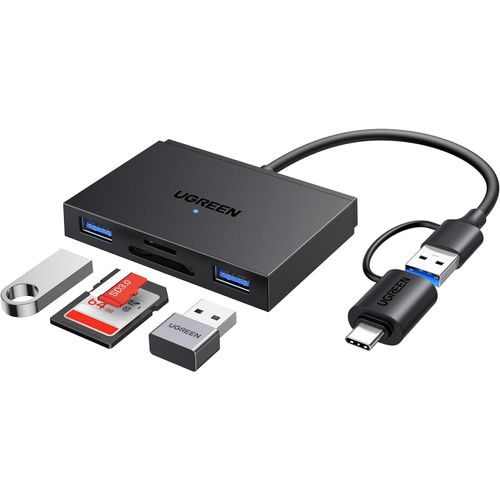Lecteur De Carte Sd, Lecteur De Carte Micro Sd Usb C, Adaptateur Lecteur De Carte Mémoire Sd, Compatible Avec Macbook, Téléphone Usb-C Et Plus