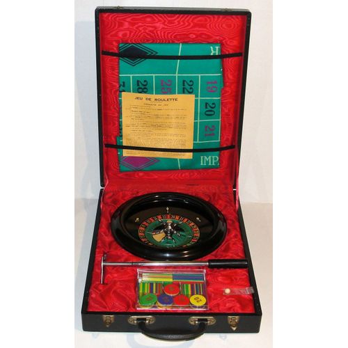 Jeu De Roulette Casino Mallette Vintage