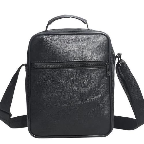 Sac hommes en cuir Sacs à bandoulière en cuir Sac à main décontractés de grande capacité pour hommes
