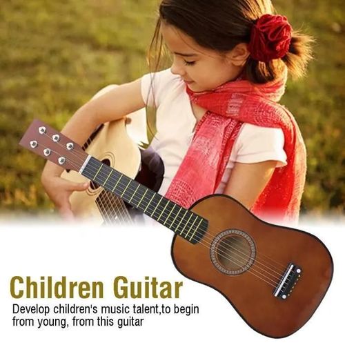 Guitare pour enfants - VINGVO - Jouet d\'instrument éducatif en bois - 23 pouces - Débutant d\'étudiant