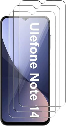 SJZG-[3 Pièces] Compatible Avec Le Protecteur D'Écran Ulefone Note 14/Note 14 Pro,Film De Protection 2.5D[Dureté 9H,Installation Facile,Incassable] Qualité Supérieure Film En Verre Trempé