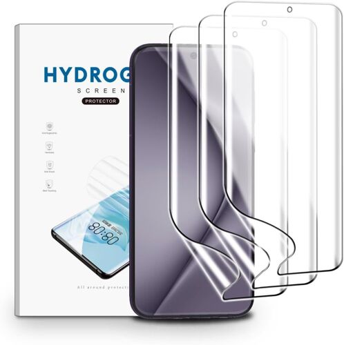 KAL-Film Hydrogel Pour Huawei Pura 70 Pro/Pura 70 Ultra, 3 Pièces Tpu Film Protection Écran Hd Clair Doux Transparent Film De Protection D'Écran