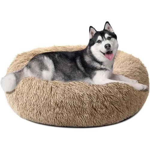 Moelleux Tapis Chien Coussin Xl, Xxl Orthopedique Panier Chien Anti Stress, Xxxl Rond Coussin Apaisant Panier Pour Chien Moyen