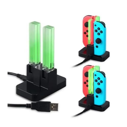 Station Dock De Charge Manettes Joy-Con Chargeur Électrique Pour Joy-Con Nintendo Switch