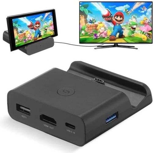 Adaptateur Pour Nintendo Switch - Remplacement De La Station D\'accueil Tv Portable Switch Dock Pour Nintendo Switch.
