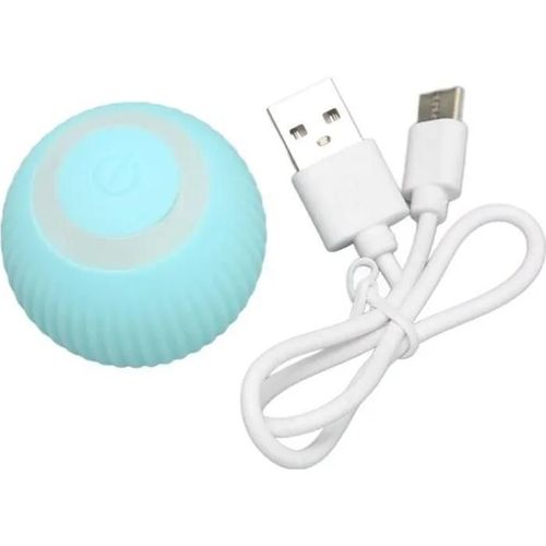 Vgeby Jouet Intelligent Pour Chat Jouet De Balle Interactif Pour Chat Rechargeable Par Usb 2 Modes Résistant Aux Morsures