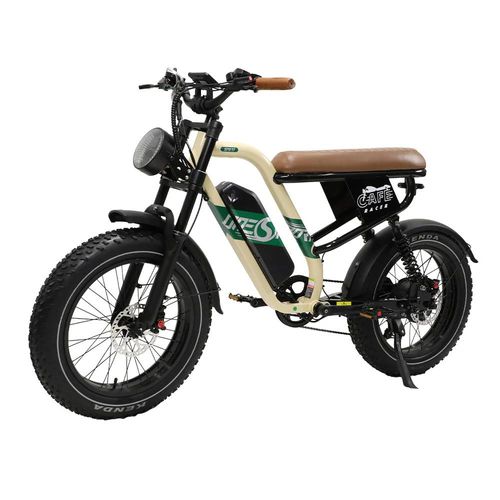 Onesport W66 Vélo Électrique - Puissance 500w Batterie 48v 13.5ah Pneus 20 Pouces Frein À Disque - Beige Jaune