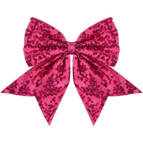 Kal-Pinces À Cheveux À Paillettes Pour Filles Et Femmes - Accessoires De Cheveux Pour Femmes Et Adolescentes - Rose Rouge - Noeud Papillon Étincelant Y2k - Épingles À Cheveux Scintillantes Pour Fête, 