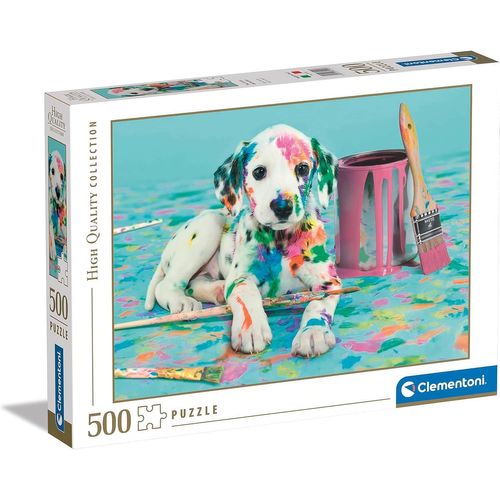 KASFL-Drôle De Dalmatien-Puzzle De 500 Pièces-Jeu De Patience Et De Réflexion-Format Paysage-Image Net-49X36 Cm-À Partir De 10 Ans