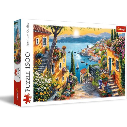 KASFL-Paysage Maritime-Puzzle 1500 Pièces-Puzzle Diy,Divertissement Créatif,Puzzle Classique Pour Les Adultes Et Les Enfants À Partir De 14 Ans