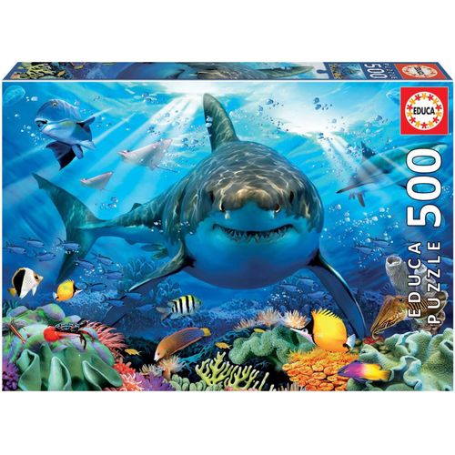 KASFL-Puzzle De 500 Pièces Pour Enfants Et Adultes|Grand Requin Blanc.À Partir De 11 Ans (18478)