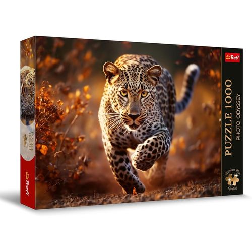 KASFL-Premium Plus Quality-Puzzle Photo Odyssey: Léopard Sauvage-1000 Pièces,Série De Photos Uniques,Pièces Parfaitement Assorties,Pour Adultes Et Enfants À Partir De 12 Ans