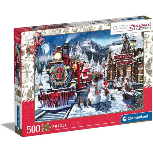 KASFL-500 Pièces-Le Père Noël Et La Station De Train