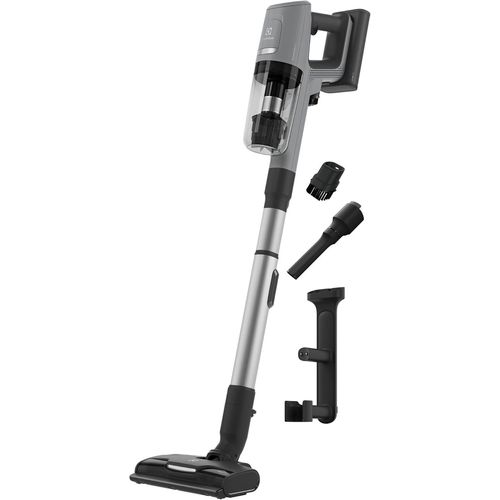 800,Aspirateur Balai Sans Fil,2 En 1,Jusqu'À 1H D'Autonomie,Puissance Automatique Intelligente,Technologie Cyclonique,Ep81Ub25Ug,Gris