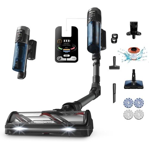 LETNERNY-X-Force Flex 12.60 Neo Aspirateur Balai Laveur Sans Fil, Aspire Et Lave, Puissance 150Aw, Autonomie 60Min, Fabriqué En France Rh9Lc0Wo, Bleu & Gris