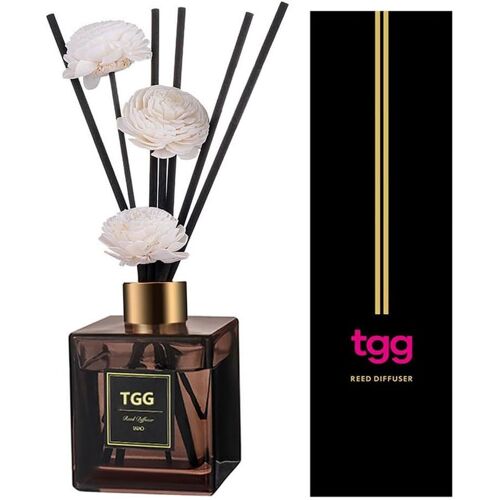 Reed Diffuseur Set, 200ml(6.7oz) Lavande Jasmin Parfums Aromatherapy Batonnets, Diffuseur Roseaux D'huiles D'arôme Essentielles Pour Maison Hôtel Spa (Hôtel W)