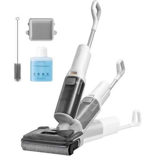 SUBZONAL-roborock F25 RT Aspirateur Laveur,Complete Nettoyeur de Sol 20 kPa,Aspirateur sans Fil Lavage à Chaud à 90 °C, inclinable à 180°¿Nettoyage Deux Bords, Auto-Nettoyage à l'eau Chaude et séchag
