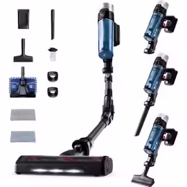 Aspirateur balai sans fil 4-en-1 avec tête Aqua