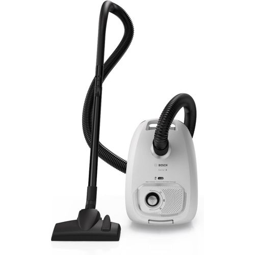 Série 4,Aspirateur Avec Sac,Rayon D'Action De 11 M,Sac À Poussière Xl,Suceur Pour Tissus D'Ameublement,Suceur Plat,Compartiment À Accessoires Intégré,Blanc,Bgb41Wh1