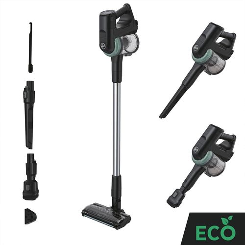 LETNERNY-Hf413He Eco Conception, Aspirateur Balai Sans Fil, Puissant 80Aw, Léger, Ultra-Maniable Jusqu'À 360° Pour Tous Types De Sols, Anti-Twist Avec Éclairage Led, Vert Sauge