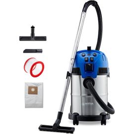 SUBZONAL-Nilfisk Multi II 30L T VSC INOX Aspirateur Eau et Poussière pour la Maison, Jardin et Voiture - Utilisation Intérieure et Extérieure (1400 W)