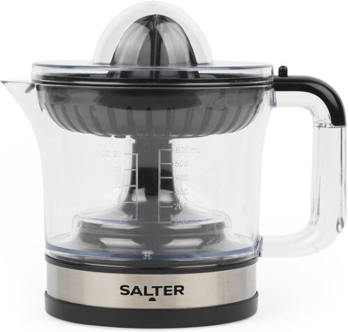 Presse-Agrumes Électrique - Extracteur De Jus D'Agrumes, Pichet Doseur De 600 Ml, Sans Bpa, 2 Cornets De Jus, Lisse Ou En Morceaux, Contrôle Du Filtre Et De La Pulpe Réglable, Ek5025Fvde