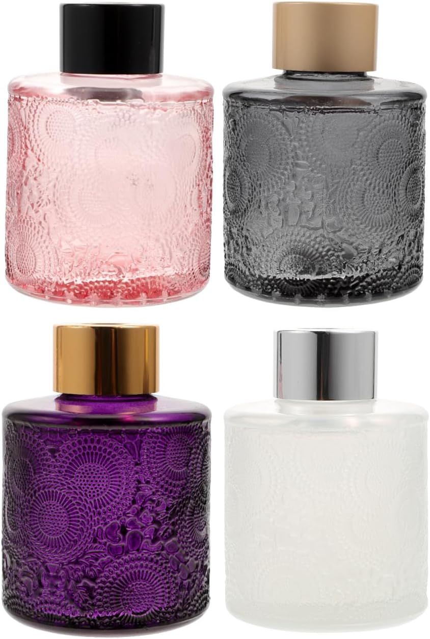 GORGECRAFT Lot De 2 Flacons à Bille En Verre Transparent De