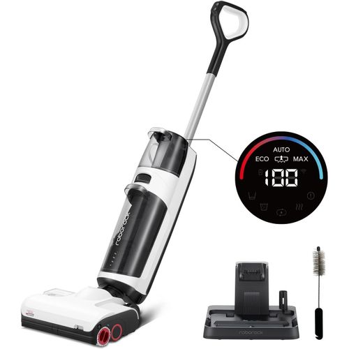 LETNERNY-Dyad Pro Aspirateur Laveur Sans Fil 17000Pa Séchage & Nettoyage Automatique Nettoyeur Sec Et Humide Avec App, Réservoirs D'Eau Doubles Pour Sols Durs