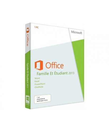 Microsoft Office 2013 Famille Et Etudiant (Home & Student) - Clé Licence À Télécharger - Livraison Rapide 7/7j