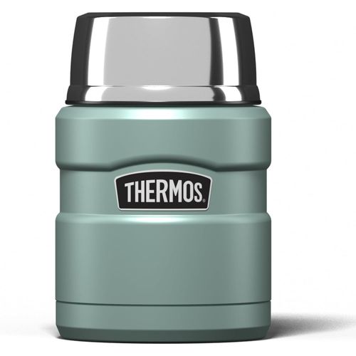 Letnerny-Stainless King Flasque Alimentaire De 470 Ml ¿ Élégante Gourde Multifonction Pour La Préparation Quotidienne Des Aliments ¿ Acier Inoxydable Durable Avec Finition Classique Bleu Canard ¿