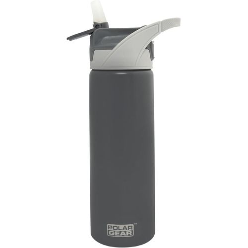 Letnerny-Bouteille D'eau De Sport En Acier Inoxydable Avec Paille - Double Paroi Isotherme Avec Paille - Bouteille D'eau De Sport Étanche Avec Bouton Poussoir - Bec Verseur Souple Et Poignée De