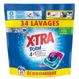X-TRA Lessive Trio-Capsule Total x34