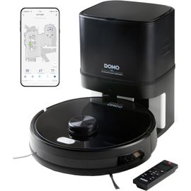 Do7298S Robot Aspirateur Avec Vidange Automatique,Système De Serpillière Et Appli - Noir