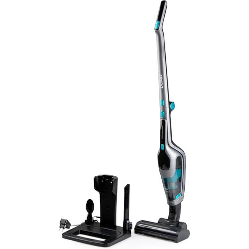 LETNERNY-Do249Sv Aspirateur-Balai 2-En-1 - Aspirateur Balai Sans Fil - Filtration Efficace À 99,99% - Écran Tactile Intelligent Led - 21,6V - 0,55L - Bleu/Noir