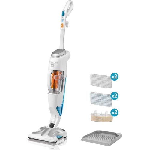 LETNERNY-Aspirateur Balai Vapeur, Blanc/Argenté, Norme