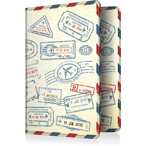 NSIECD-Porte-Passeport Housse - Voyage Protecteur Portefeuille Pochette Etui de Protection pour Passeport, Carte d'embarquement, Carte d'identit,
