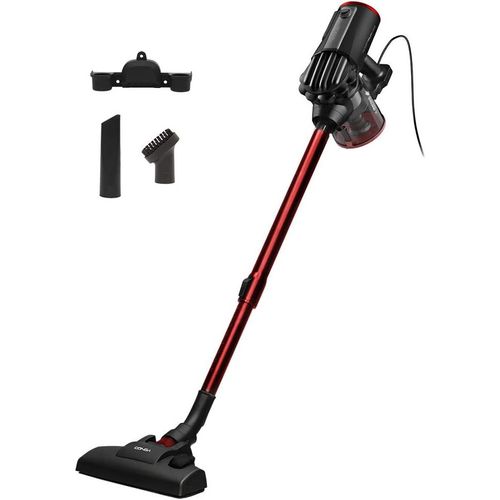 KALANKA-Aspirateur Vertical 2 en 1 avec Câble ThunderBrush. 600 W, Balai et à Main, Technologie Cyclonique sans Sac, Filtre Haute Efficacité, Réservoir de 500ml, Grenat