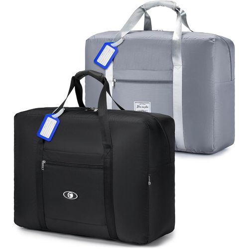 nzqaf-Valise Cabine 55x40x20 Ryanair Pliable TUI Airways Lufthansa Bagage Avion Portable Organisateur de Sac 45L
