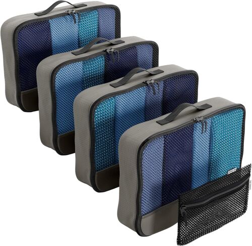 Organisateur De Voyage - Gris Moyen. Organisateurs De Sac Pour Rangement. Packing Cubes Sac