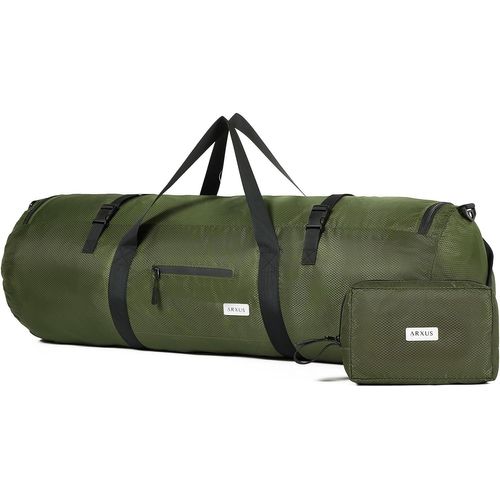 KKAHQ-Sac de Sport Grand 90L 50L 30L Homme et Femme Sac de Voyage Pliable pour Weekend Voyage Gym Batte de Baseball avec Bandoulière, Rangement pour Tente Camping