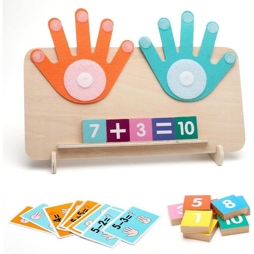 ChenQuanSarl-Jouets Mathématiques Montessori En Bois, Jouets Éducatifs Pour Apprendre Les Chiffres, Jouets Montessori 3 Ans Et Plus, Apprentis Des Chiffres Montessori